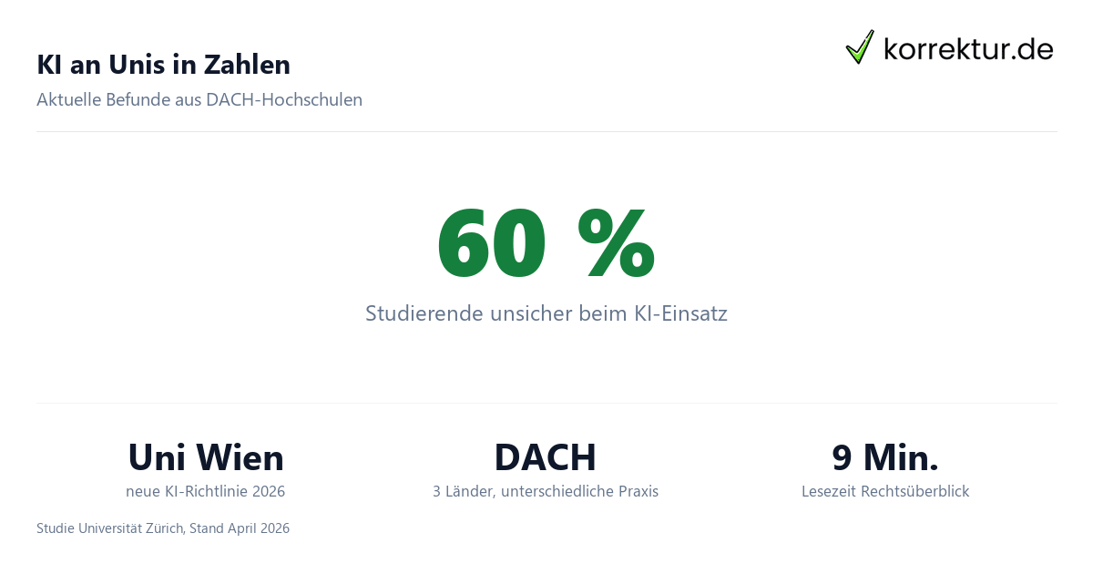 KI an Unis in Zahlen KI an Unis Zahlen Studie Universität Zürich