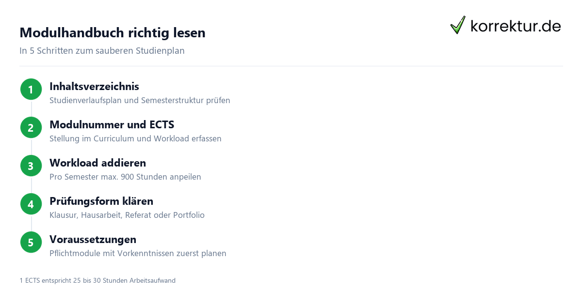 Modulhandbuch richtig lesen Modulhandbuch richtig lesen Schritt-für-Schritt-Anleitung