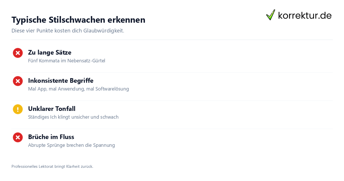 Checkliste für die Prüfung deines Sachbuch-Manuskripts