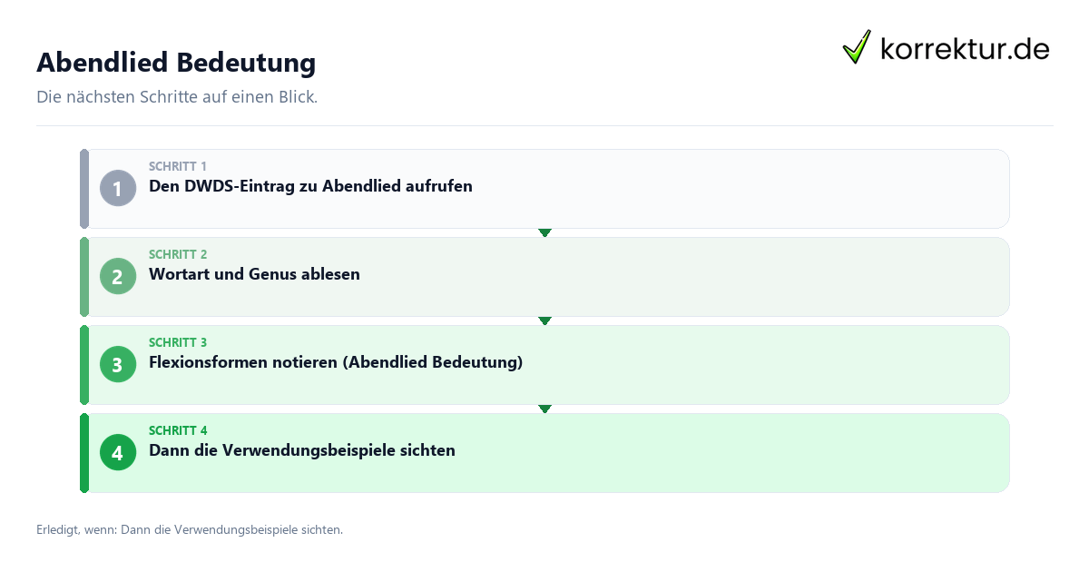 Abendlied Bedeutung Abendlied Bedeutung mit einem Ablauf aus Prüfung, Kontakt und Dokumentation