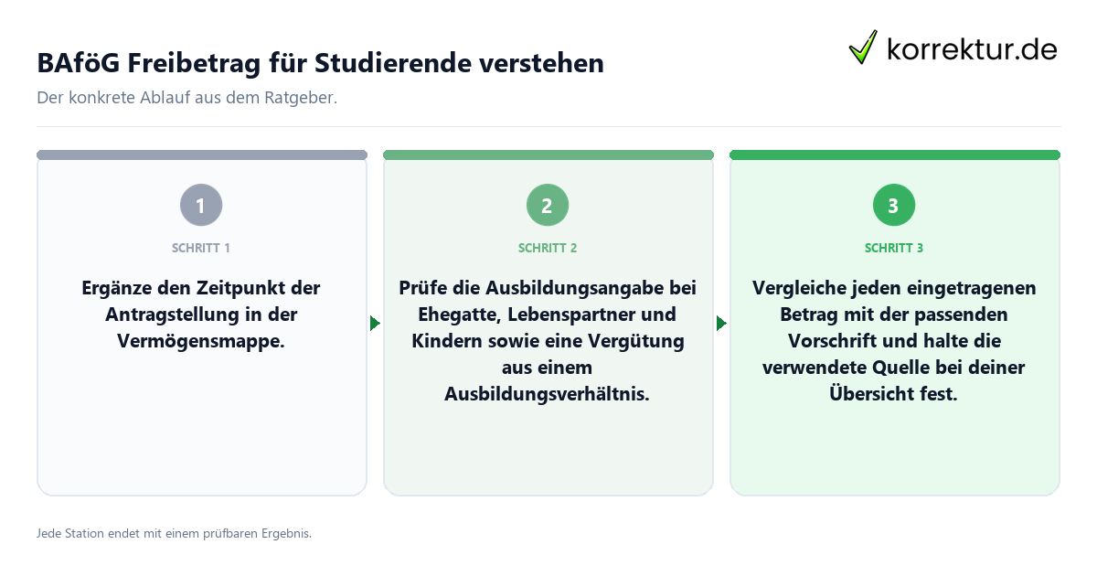 BAföG Freibetrag für Studierende verstehen Konkrete Schritte zu BAföG Freibetrag für Studierende verstehen