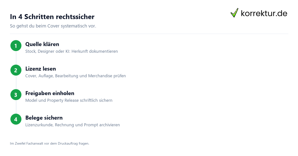 Bildrechte klären in 4 Schritten für das Buchcover