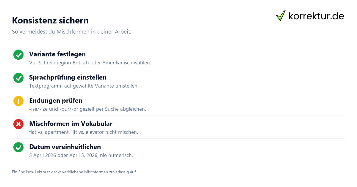 Britisches und amerikanisches Englisch