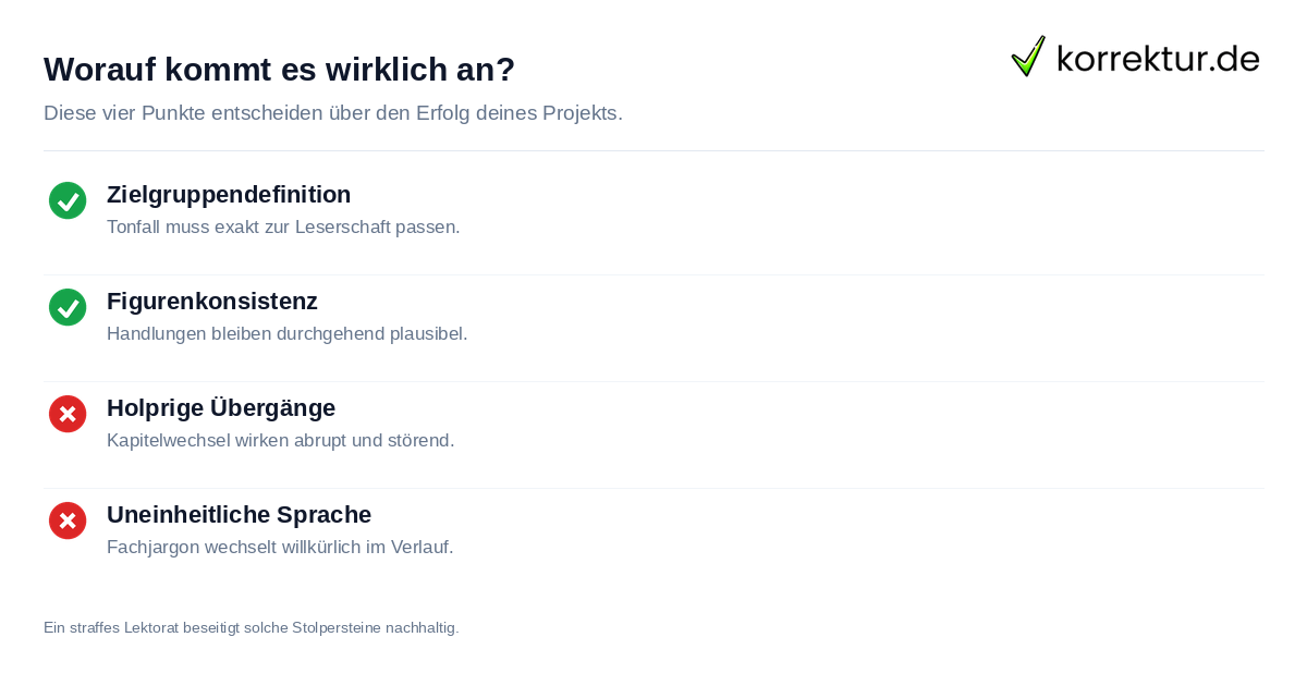 Checkliste für die Wahl des richtigen Services beim Buchprojekt