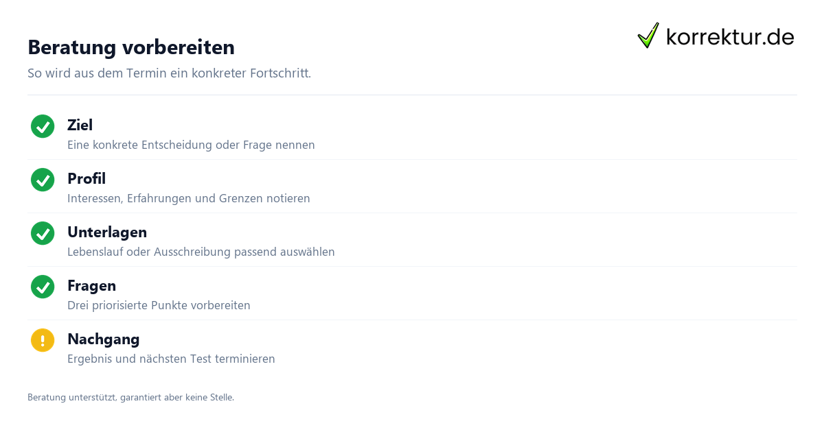 Career Service im Studium: praktische Checkliste Career Service im Studium: praktische Checkliste