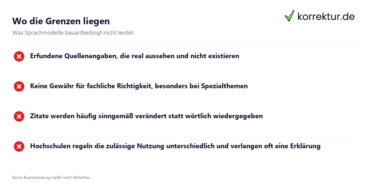 Wo die Grenzen liegen ChatGPT, Claude und Gemini im Studium verglichen: Grenzen im Überblick
