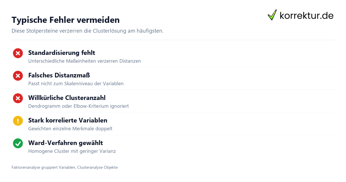 Clusteranalyse