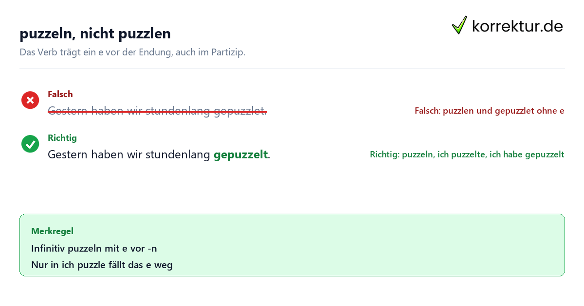 Puzzle Artikel