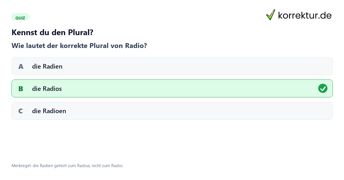 Radio Artikel