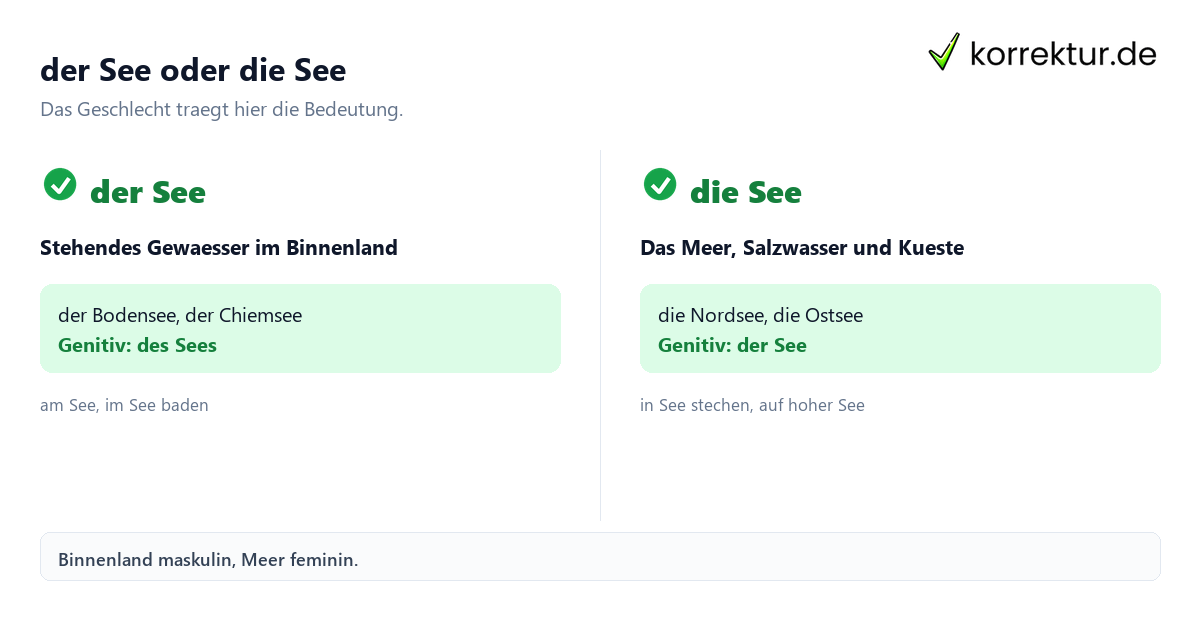 See Artikel See Artikel