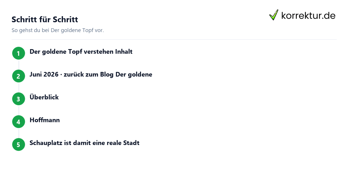 Der goldene Topf