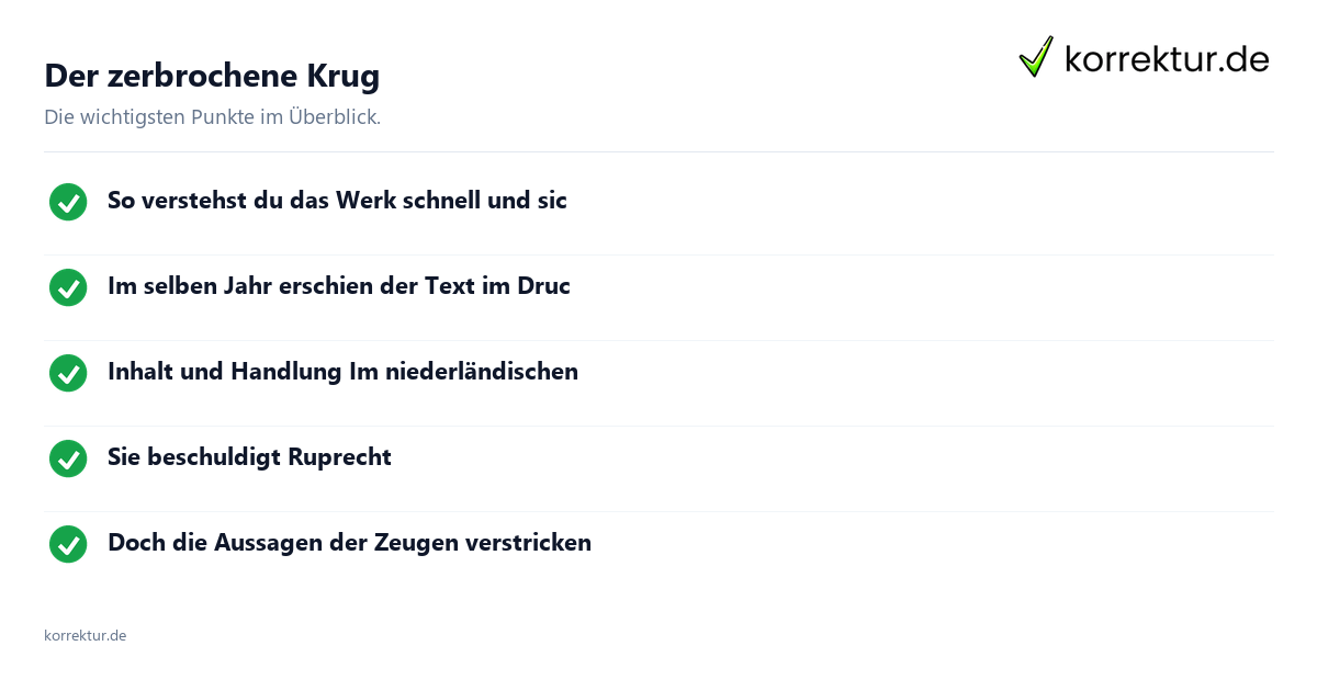 Der zerbrochene Krug