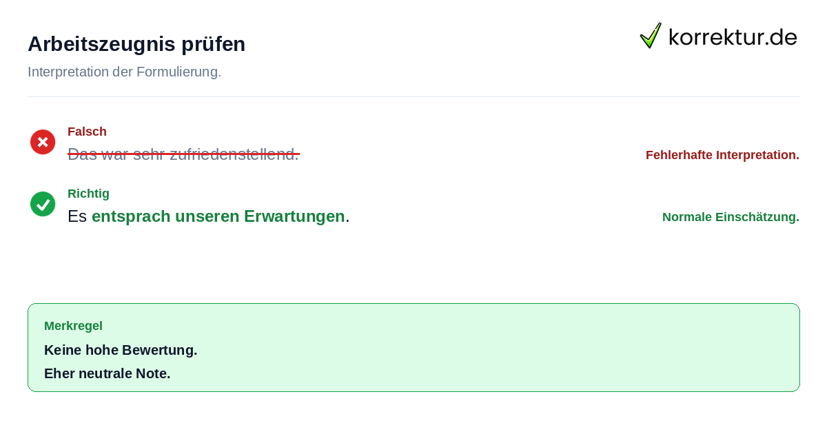 Arbeitszeugnis prüfen Rotstift Prüfung Arbeitszeugnis entsprechend