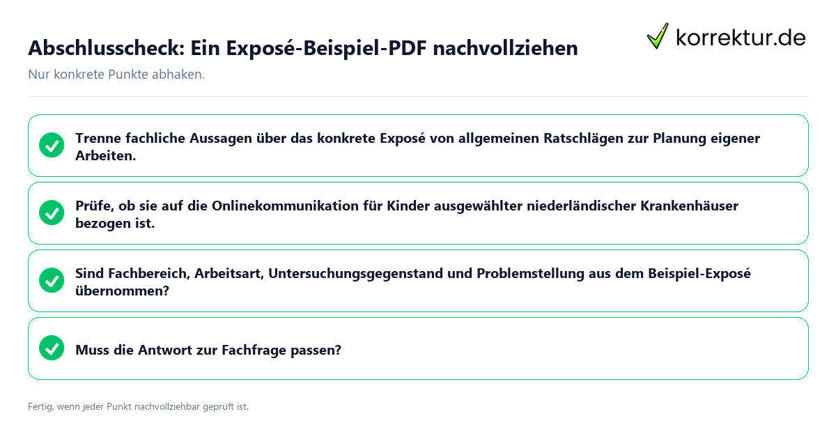Abschlusscheck: Ein Exposé-Beispiel-PDF nachvollziehen Konkreter Abschlusscheck zu Ein Exposé-Beispiel-PDF nachvollziehen