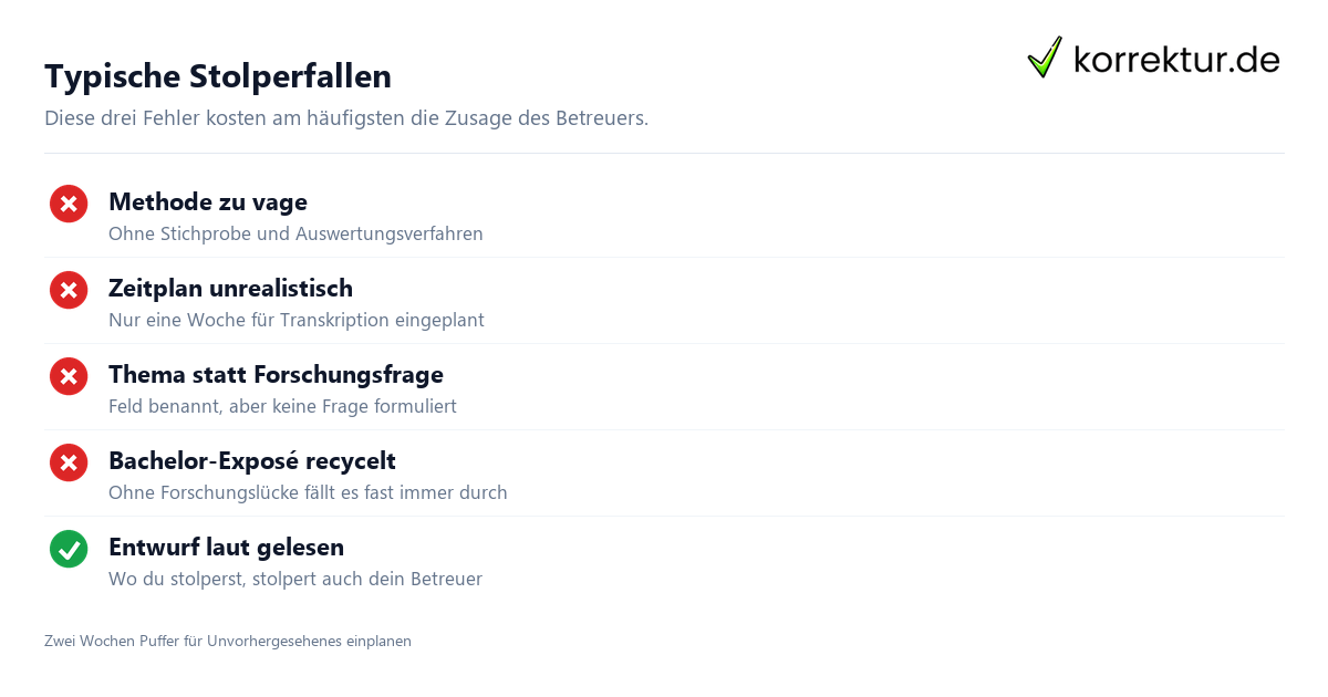 Exposé Masterarbeit
