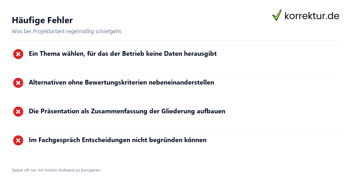 Fachwirt-Präsentation und Fachgespräch sicher vorbereiten: häufige Fehler