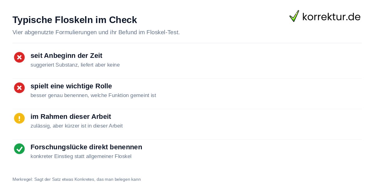 Floskeln und leere Phrasen vermeiden: typische Textbausteine erkennen und ersetzen
