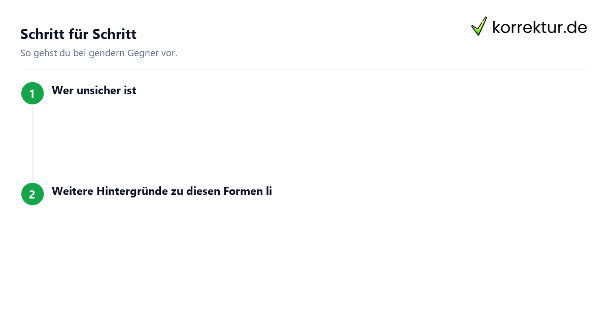 gendern Gegner gendern Gegner