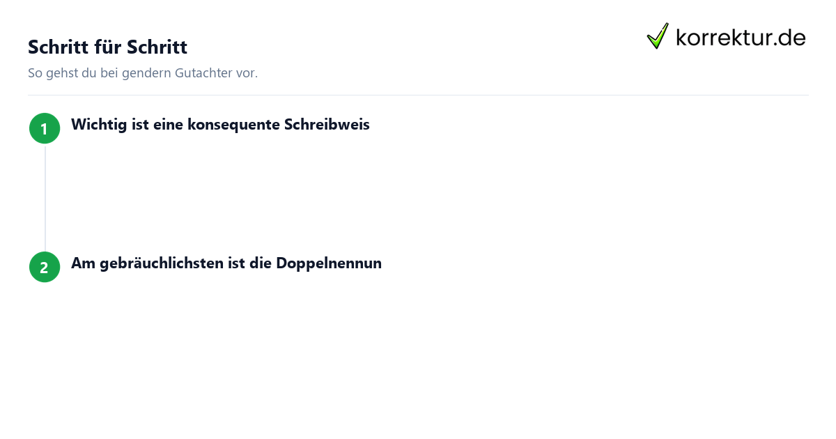 Gendern Gutachter: Anleitung für wissenschaftliche Arbeiten