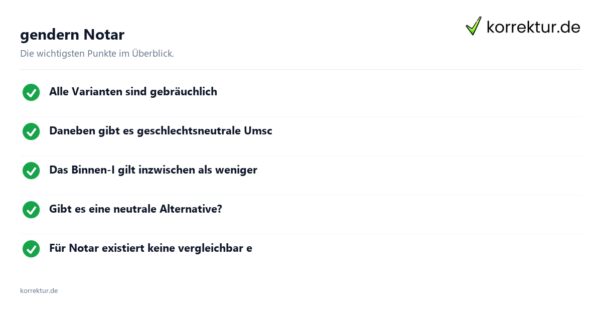 gendern Notar gendern Notar
