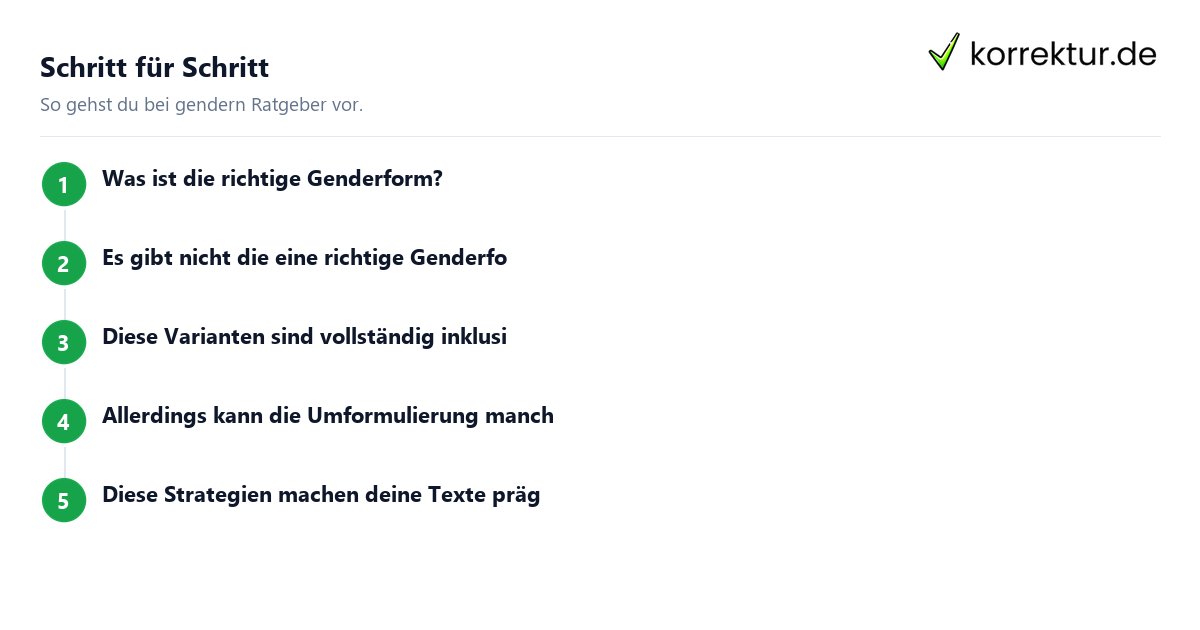 gendern Ratgeber gendern Ratgeber