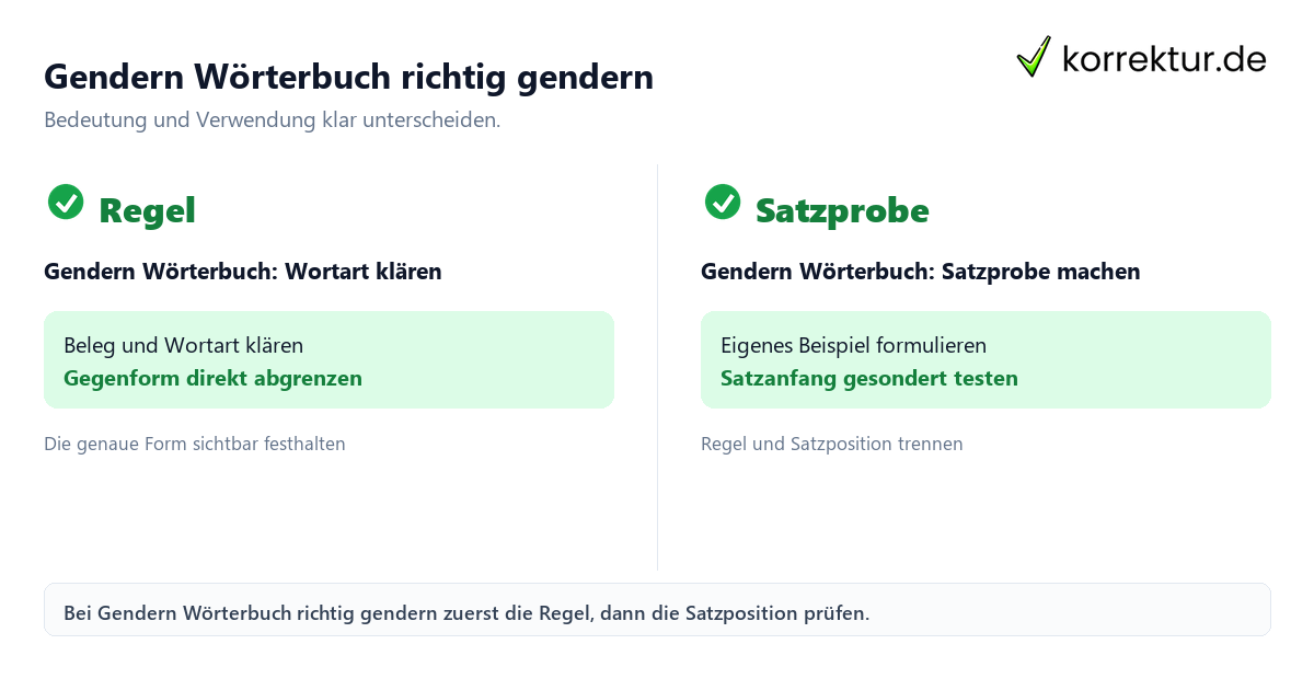 Gendern Wörterbuch richtig gendern Gendern Wörterbuch richtig gendern mit Bedeutung und passender Verwendung im Vergleich