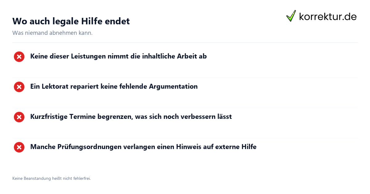 Legale Alternativen zum Ghostwriting im Studium: Grenzen im Überblick