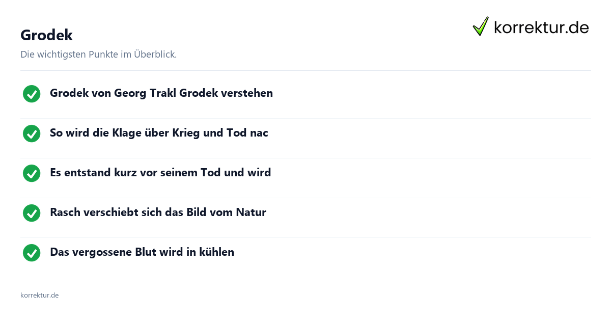 Grodek: Überblick