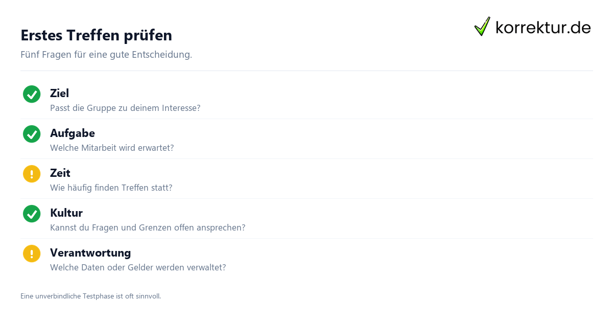 Hochschulgruppen finden: Checkliste für den Studienalltag Hochschulgruppen finden: Checkliste für den Studienalltag