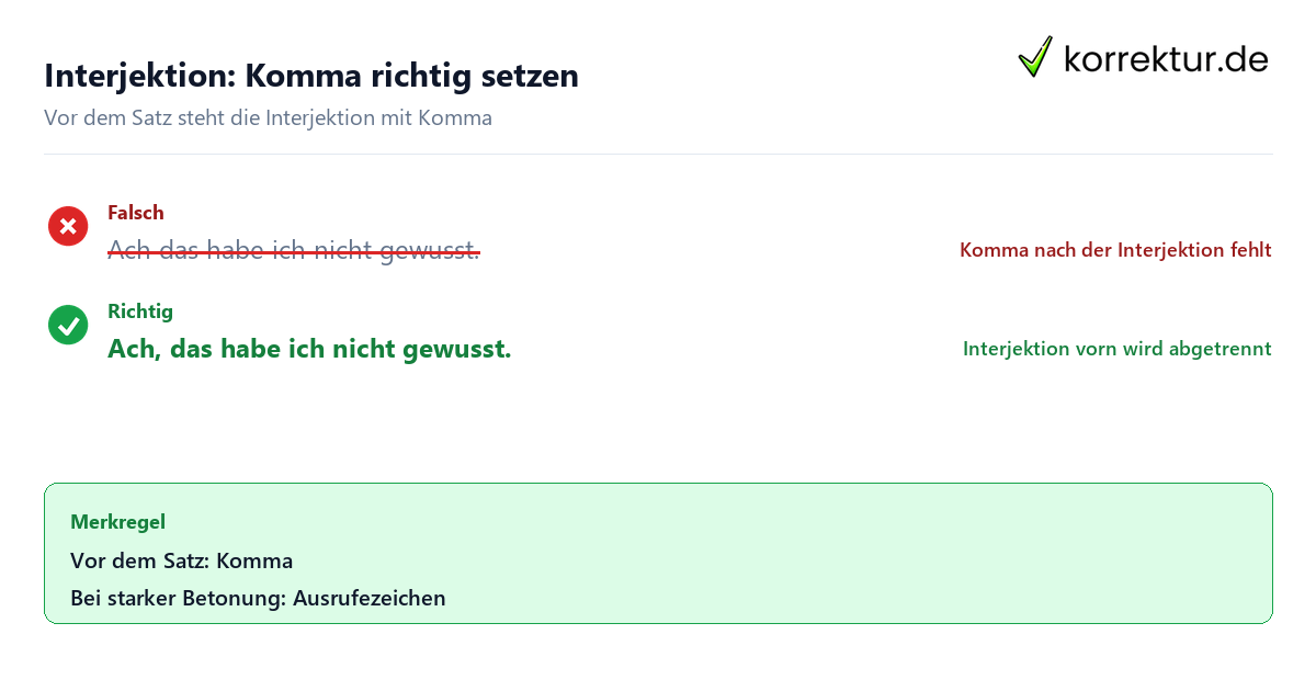 Interjektion