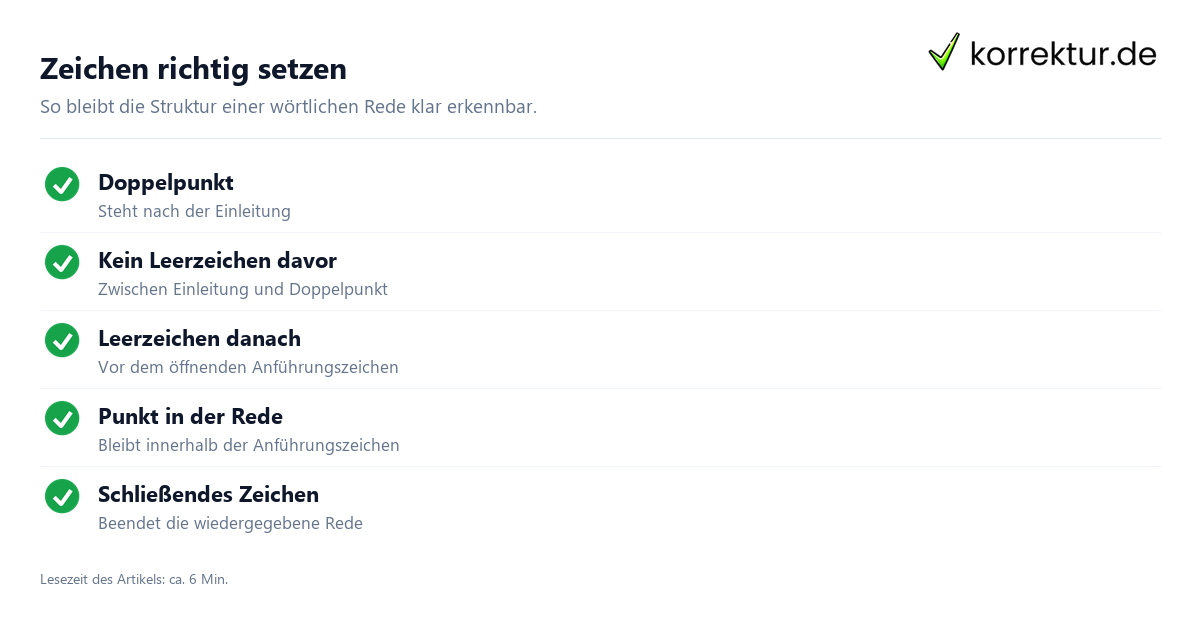 Zeichen richtig setzen Interpunktion verständlich erklärt: Satzzeichen in wörtlicher Rede