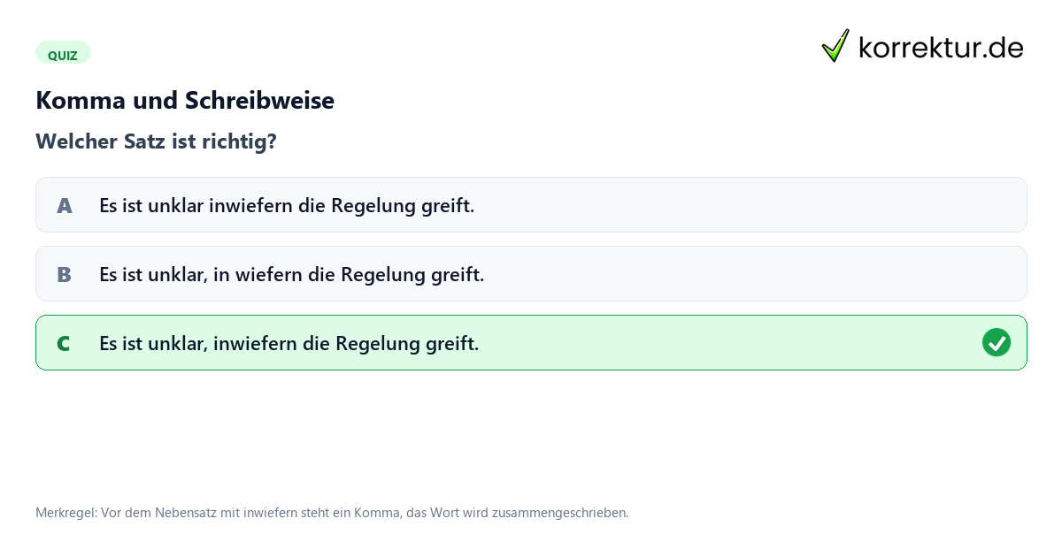 Inwiefern Bedeutung Inwiefern Bedeutung