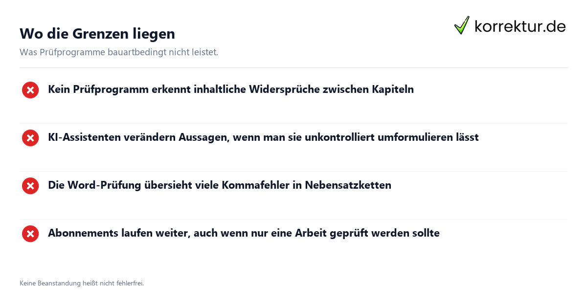 Alternativen zu LanguageTool sachlich verglichen: Grenzen im Überblick