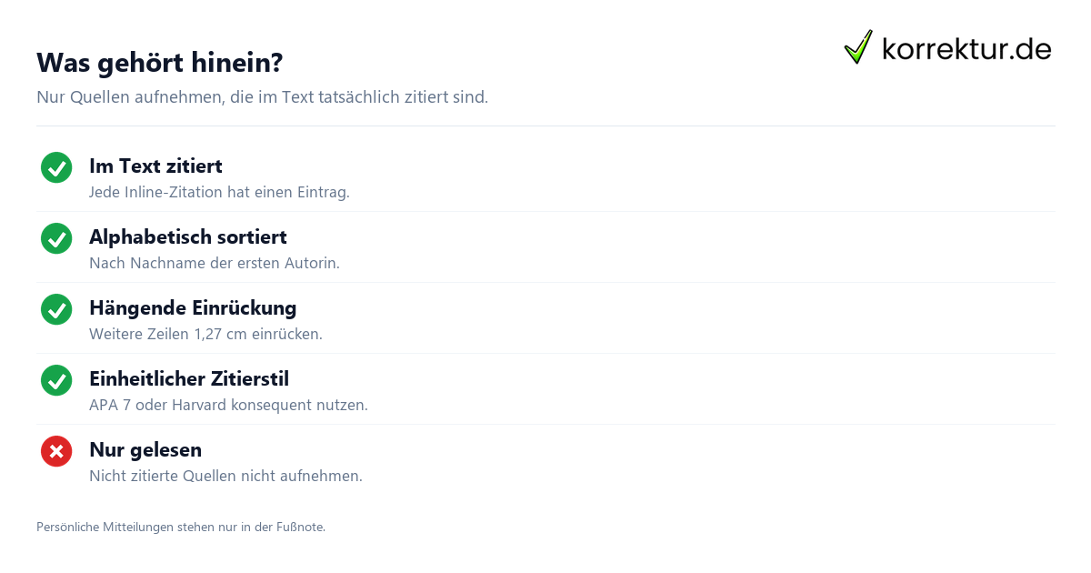 Was gehört hinein? Literaturverzeichnis erstellen: Quellen prüfen und formatieren