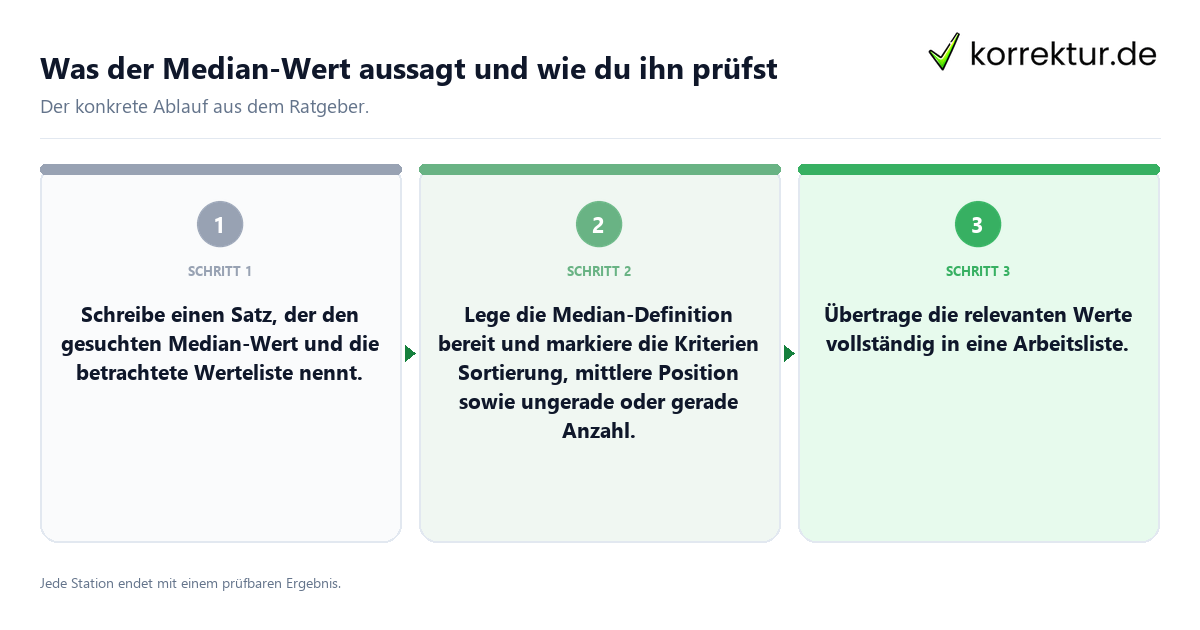 Konkrete Schritte zu Was der Median-Wert aussagt und wie du ihn prüfst