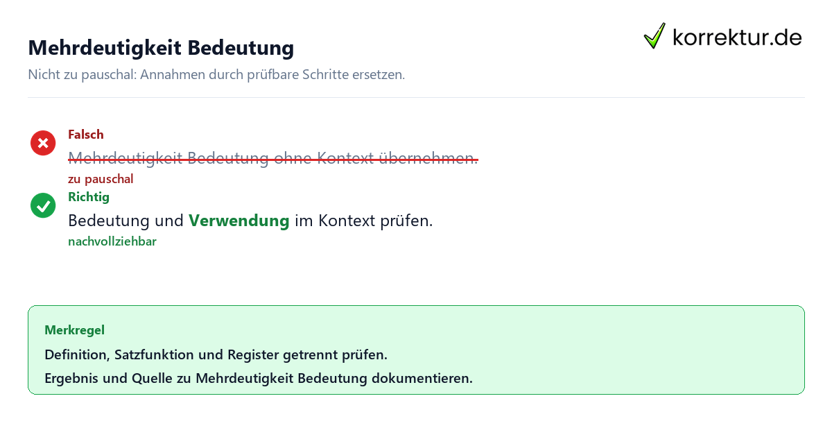 Ungeeignete und belastbare Vorgehensweise bei Mehrdeutigkeit Bedeutung