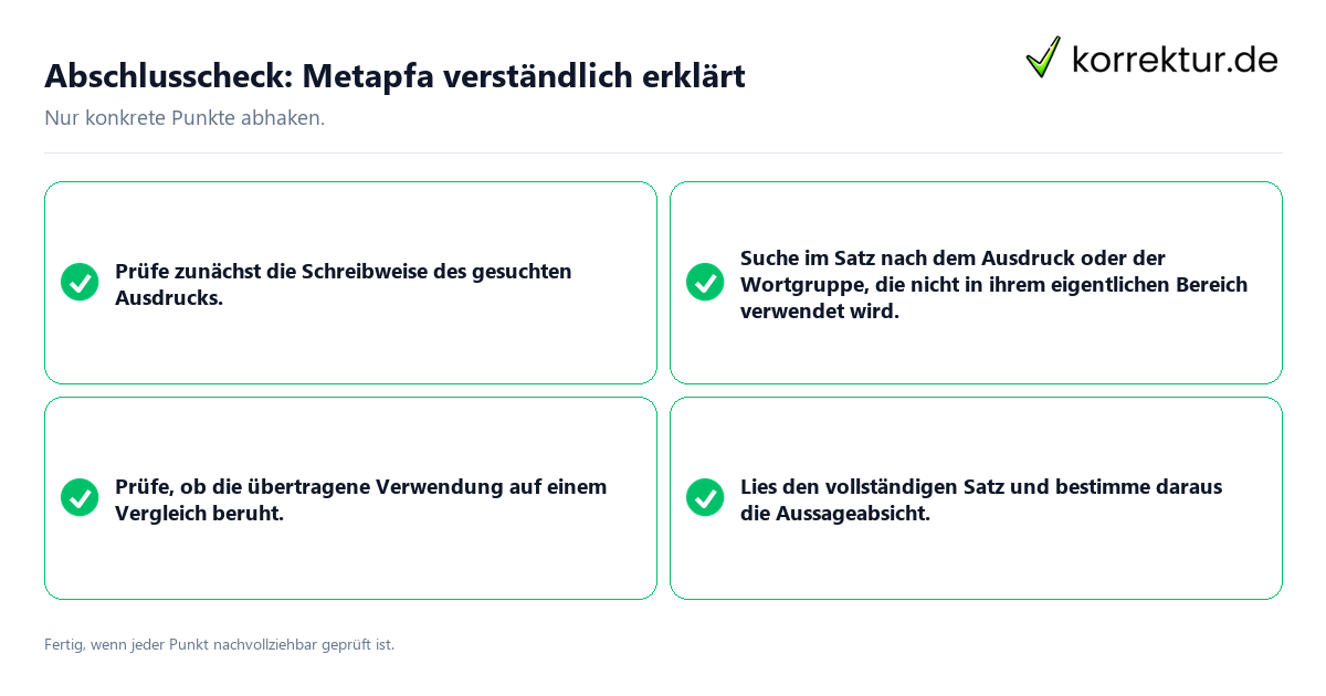 Konkreter Abschlusscheck zu Metapfa verständlich erklärt