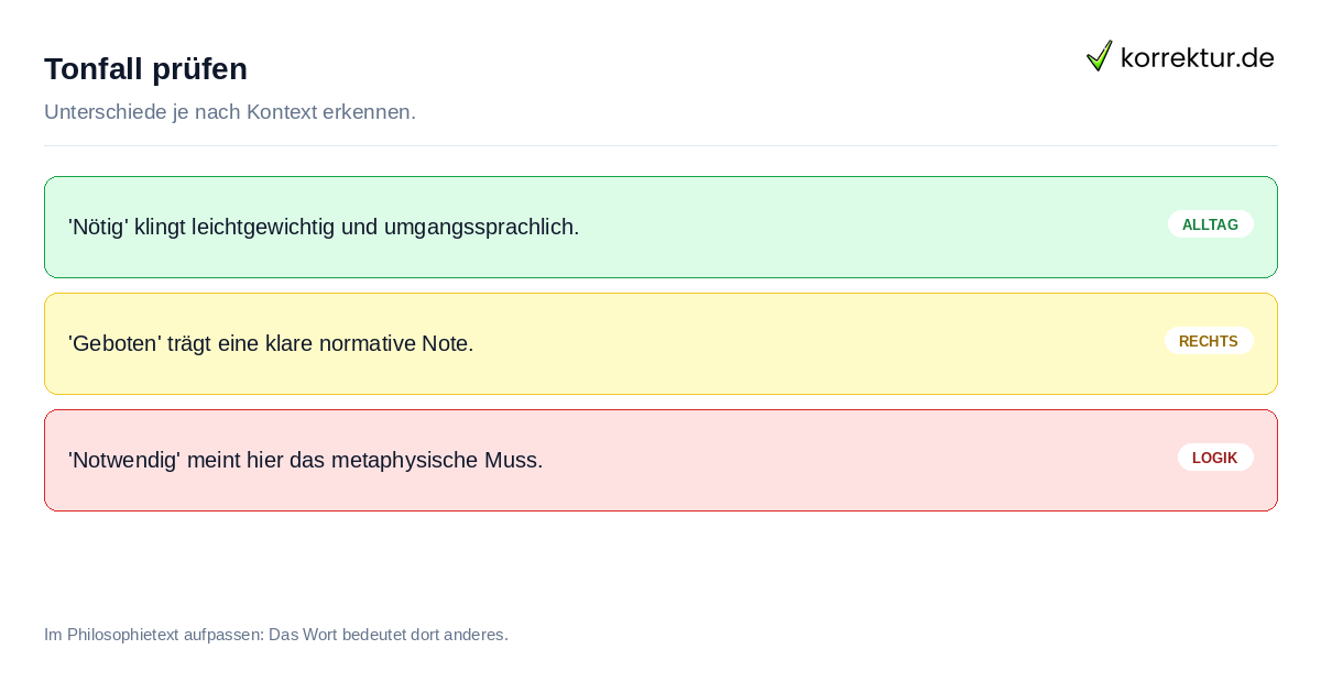 Passagen Analyse Notwendig Synonym Nuancen