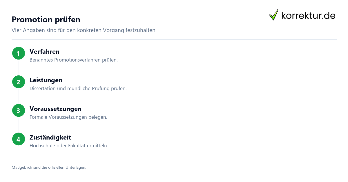 Promotion prüfen Promotion Informatik fachlich verstehen und einordnen: Ablauf der Prüfung