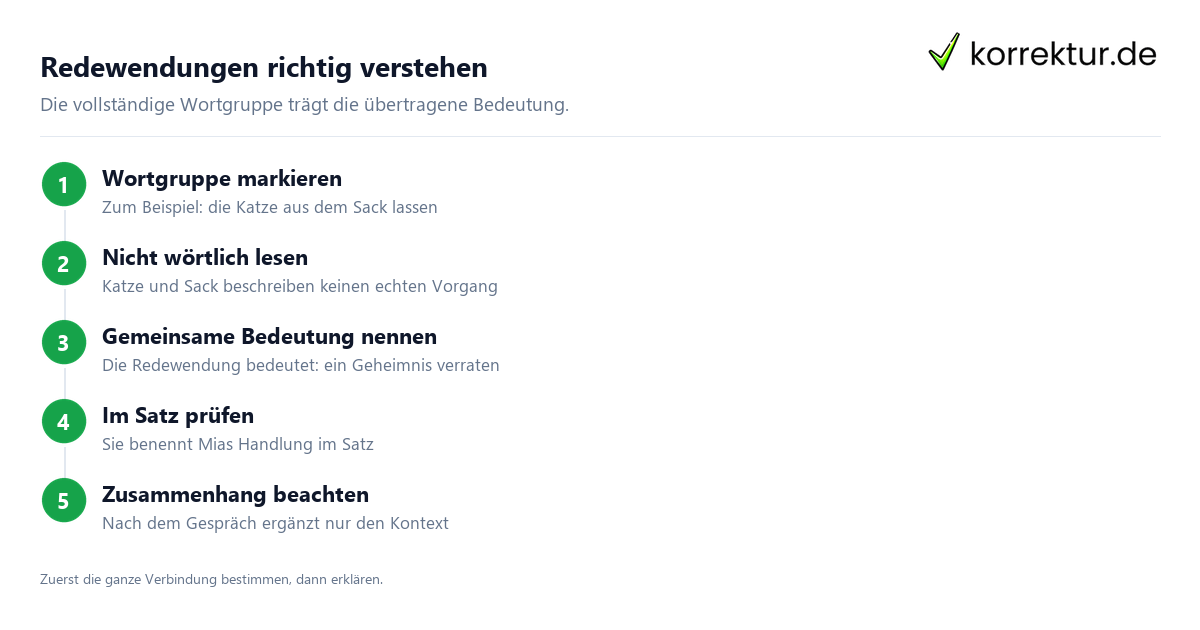 Redewendungen richtig verstehen Redewendungen verständlich erklärt und angewendet: Bedeutung erkennen