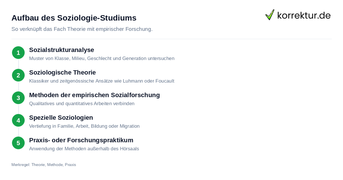 Soziologie studieren: Module und Methoden im Studium