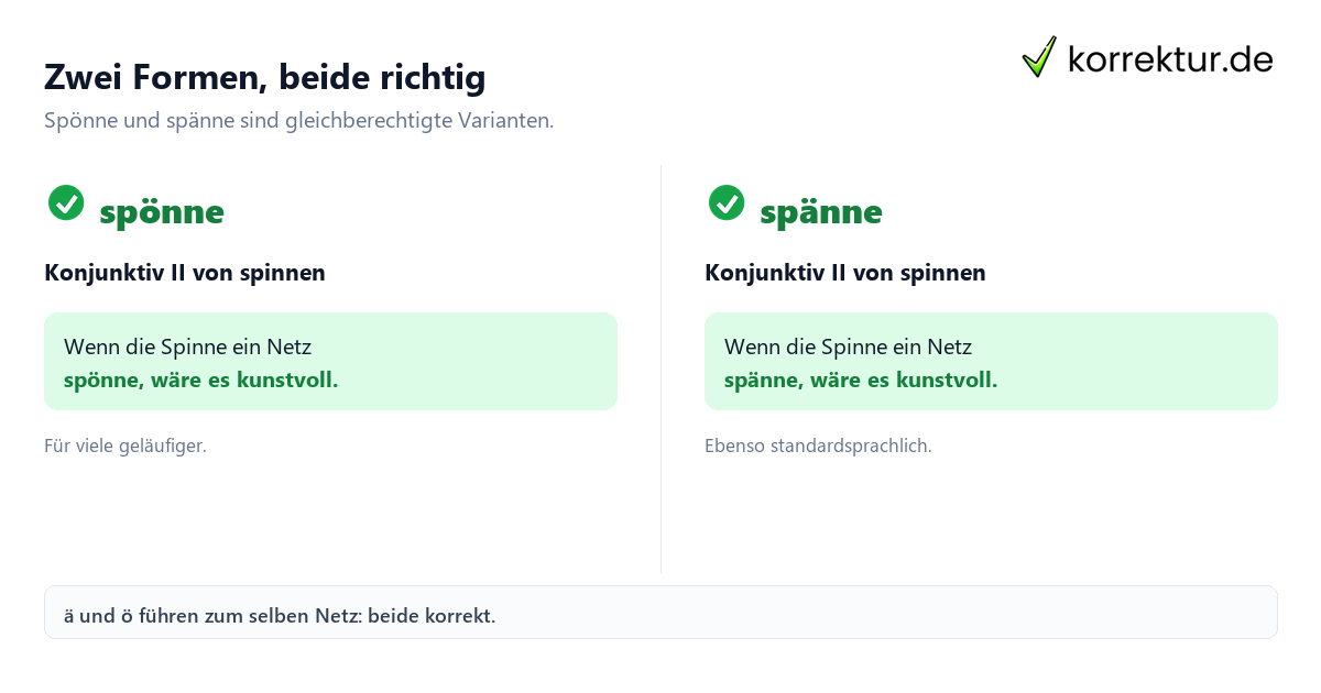 spönne oder spänne spönne oder spänne
