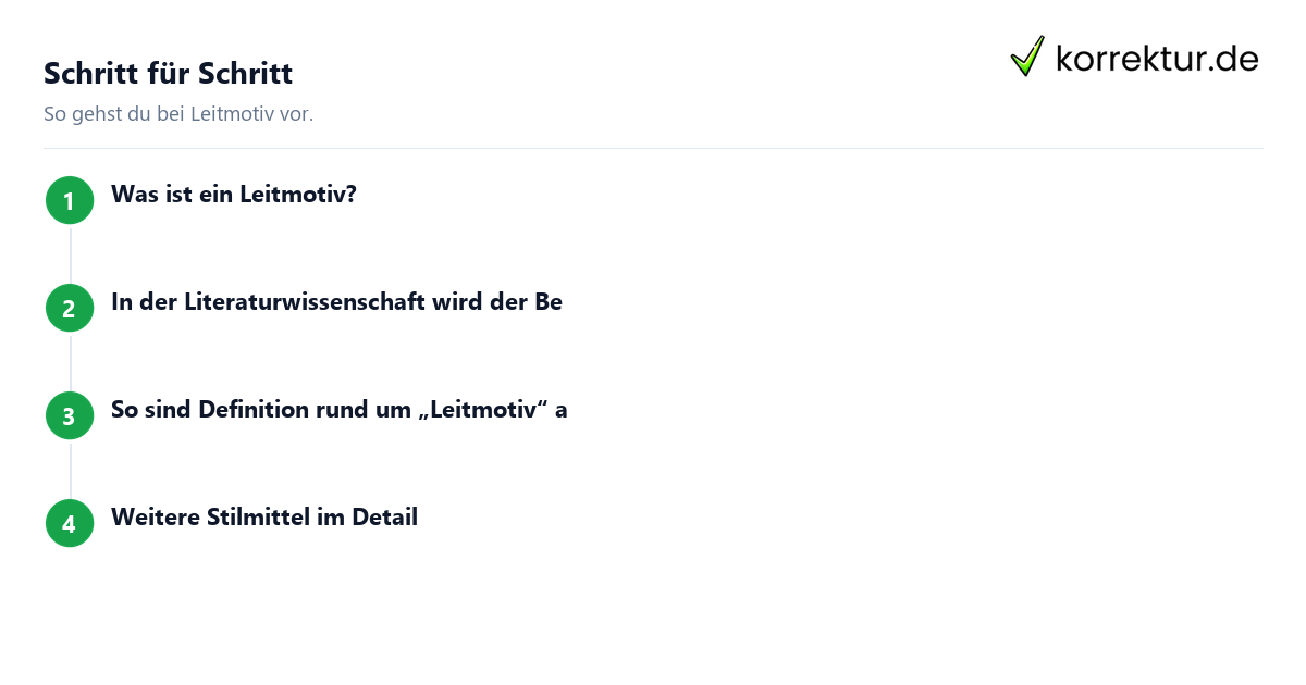 Leitmotiv: Schritte