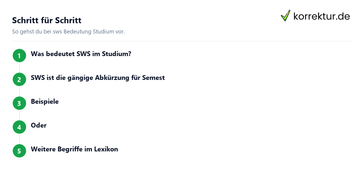 sws Bedeutung Studium sws Bedeutung Studium