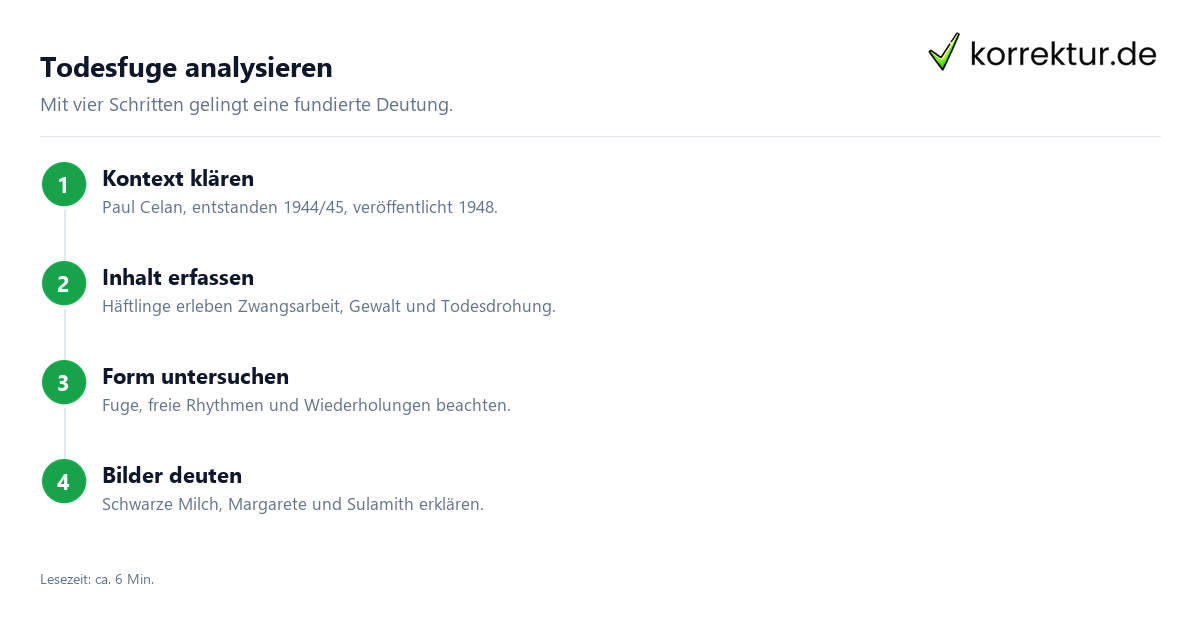 Todesfuge Todesfuge: Überblick