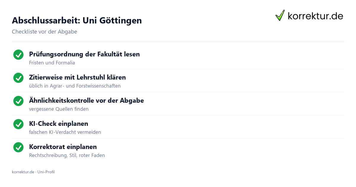 Bachelorarbeit an der Uni Göttingen – Formalia im Blick Bachelorarbeit an der Uni Göttingen: Formalia, Zitierweise und Ähnlichkeitskontrolle vor der Abgabe