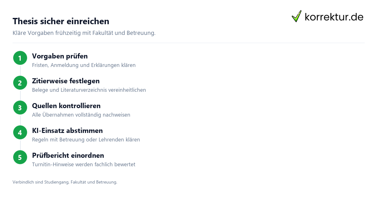 Abschlussarbeit Uni Innsbruck – Checkliste vor der Einreichung Abschlussarbeit an der Uni Innsbruck: Formalia, Fristen und Plagiatsprüfung als Checkliste