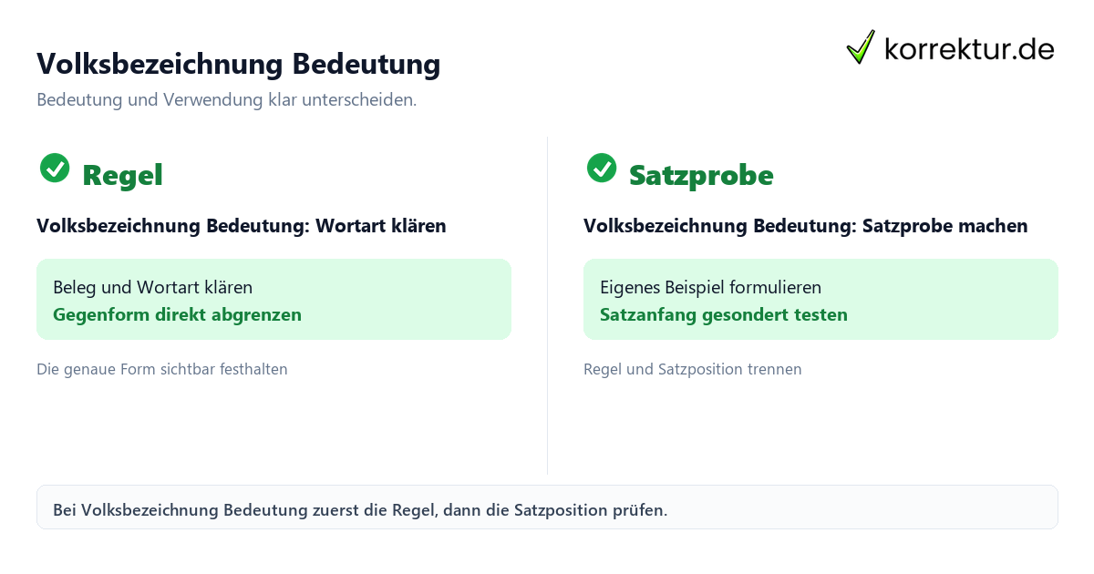 Volksbezeichnung Bedeutung mit Bedeutung und passender Verwendung im Vergleich