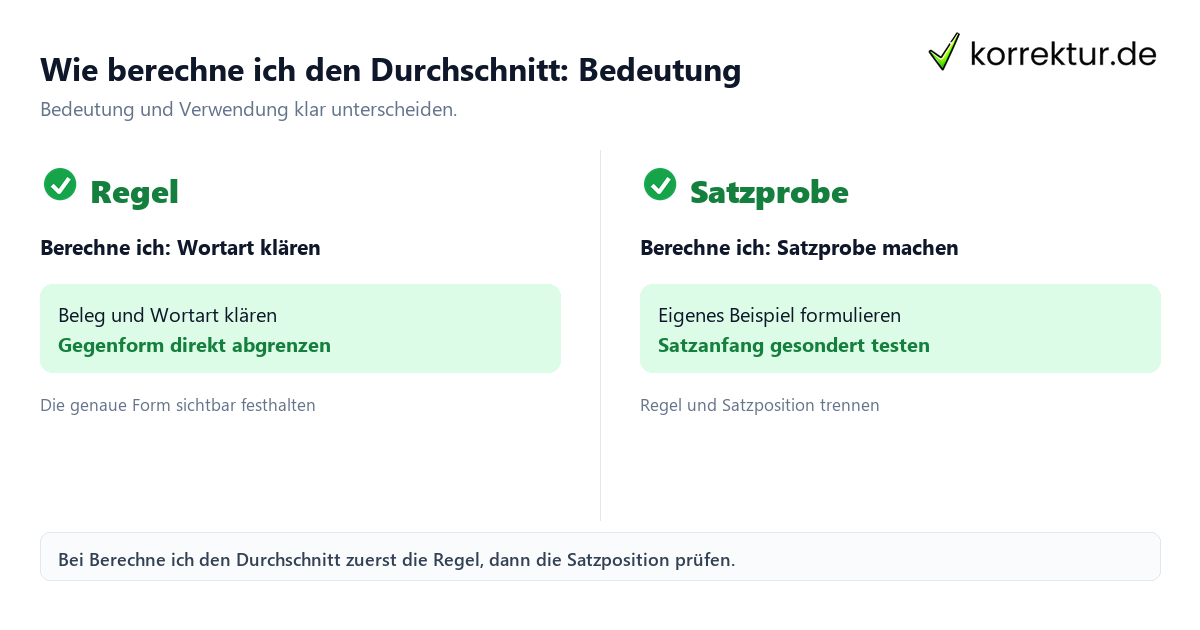 Wie berechne ich den Durchschnitt: Bedeutung und Verwendung Wie berechne ich den Durchschnitt: Bedeutung und Verwendung mit Bedeutung und passender Verwendung im Vergleich