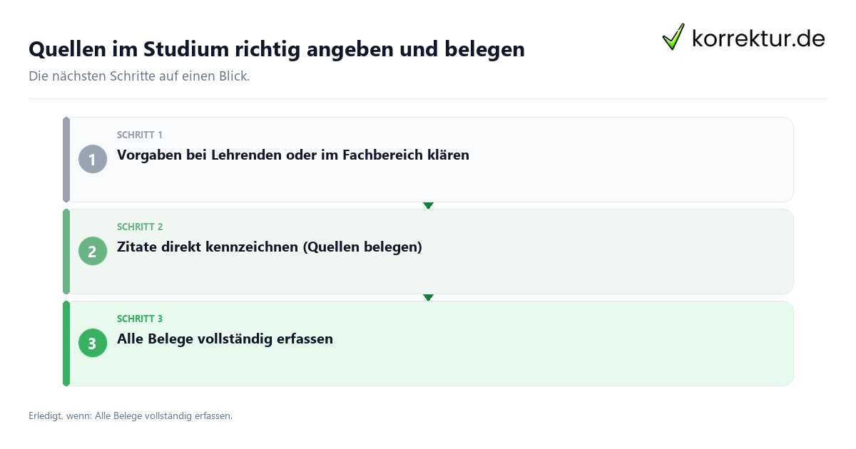 Quellen im Studium richtig angeben und belegen Quellen im Studium richtig angeben und belegen